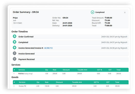 Pending Payment Tracking